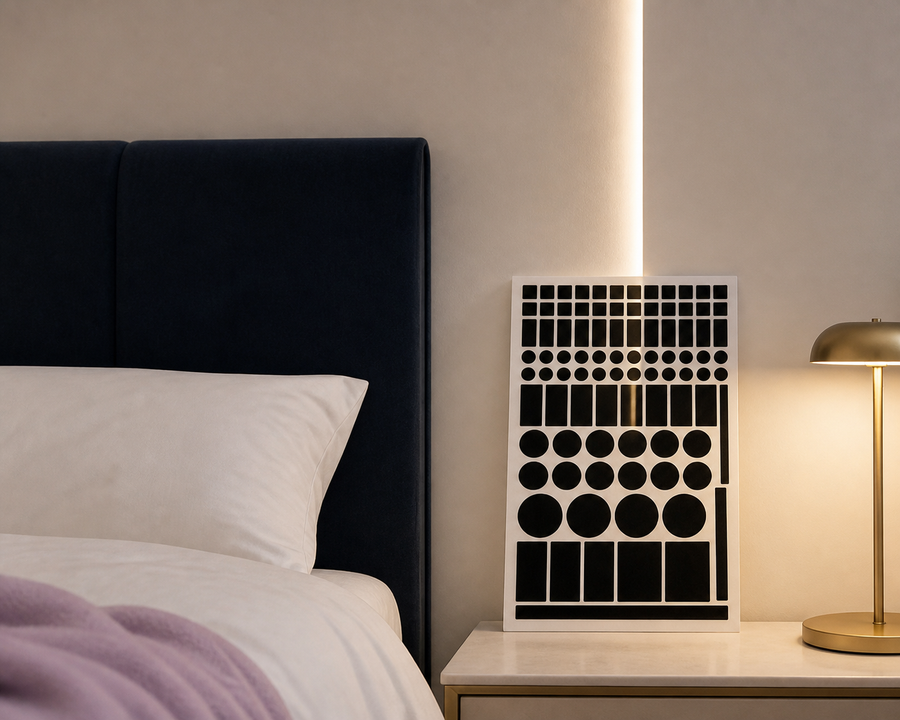 Pastilles occultantes pour voyants LED