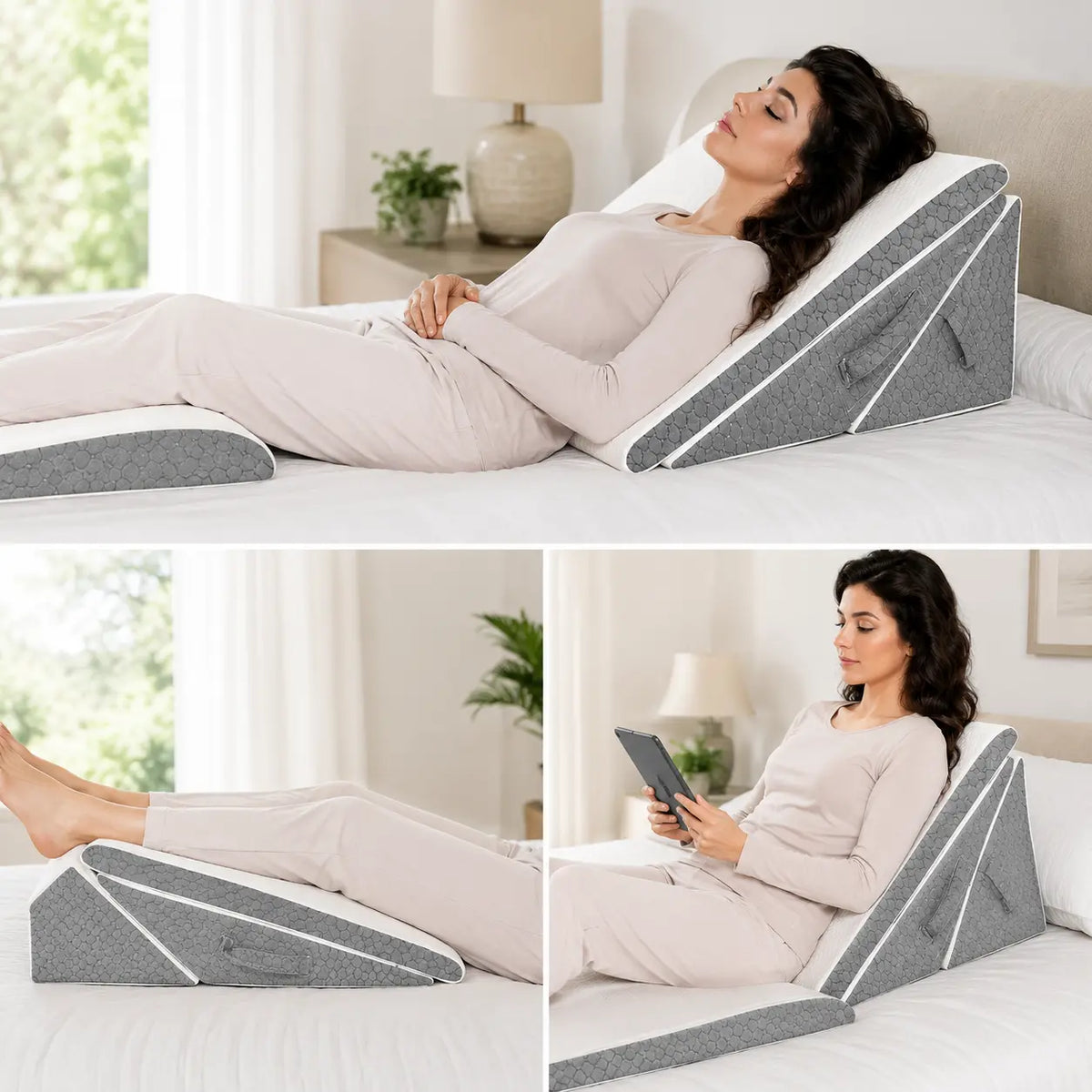 Ensemble de coussins inclinés modulables – 4 pièces Univers Nuit