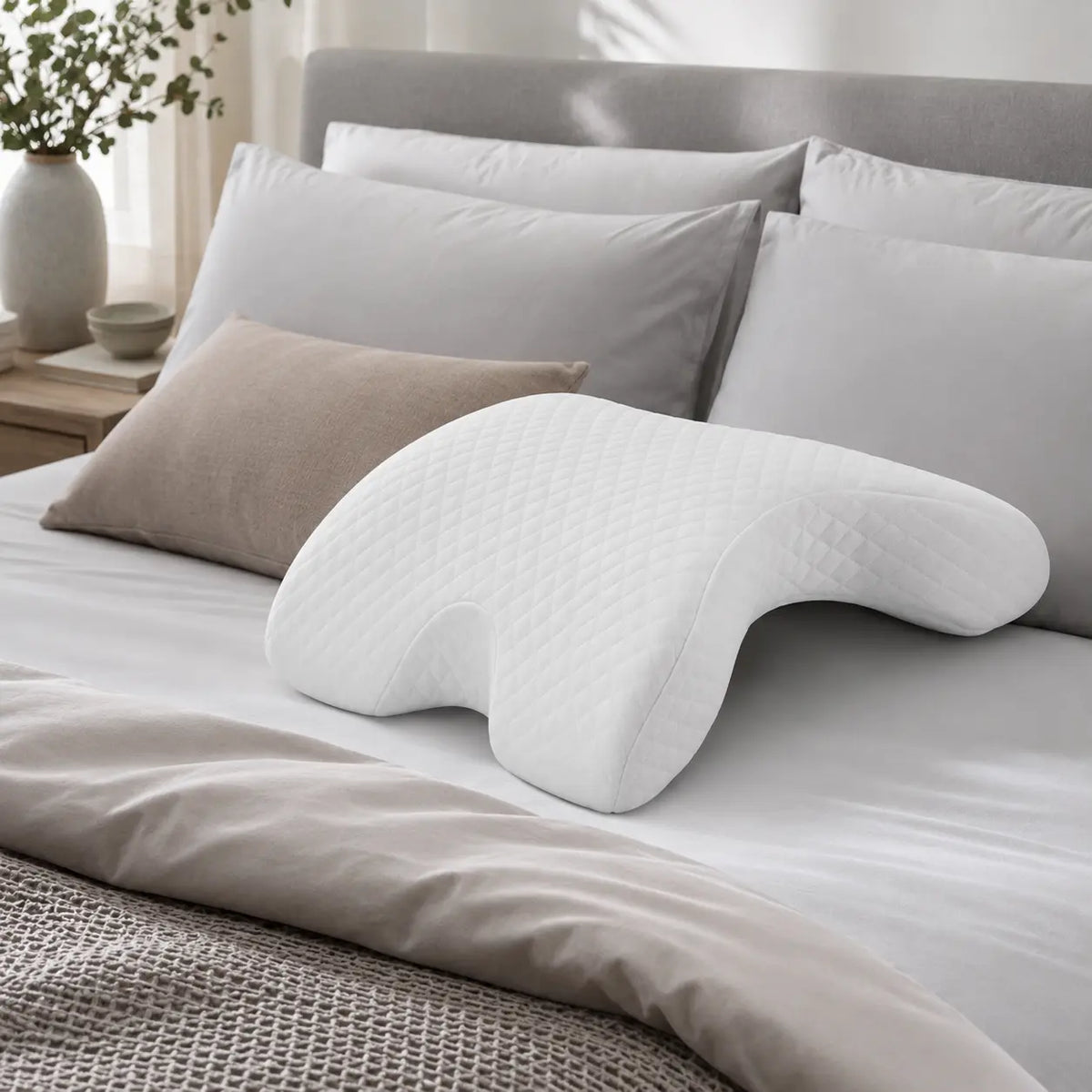 Oreiller ergonomique avec passage pour le bras Univers Nuit