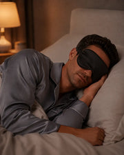 Masque de sommeil léger effet soie