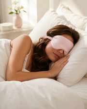 Masque de sommeil léger effet soie