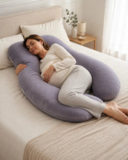 Coussin en forme de U pour le lit