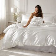 Housse de couette en soie – 140 × 200 à 240 × 260 cm