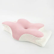 Taie pour oreiller ergonomique – bleu, rose ou gris