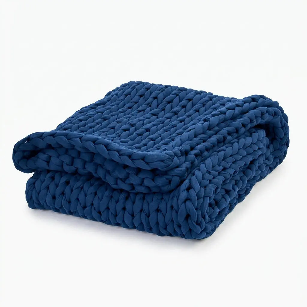 Couverture lestée en tricot Univers Nuit