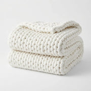 Couverture lestée en grosse maille de coton – 3 à 9 kg