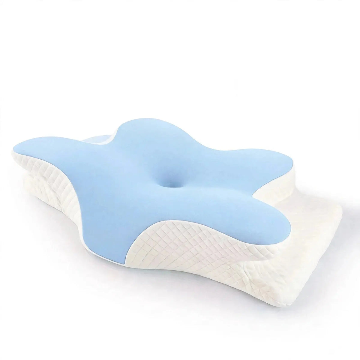 Taie pour oreiller ergonomique – bleu, rose ou gris