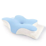 Taie pour oreiller ergonomique – bleu, rose ou gris