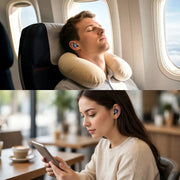 Bouchons d’oreilles réutilisables en silicone avec étui