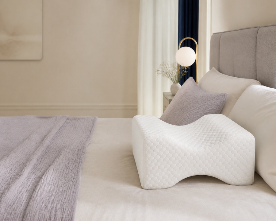 Coussin de position entre les jambes pour le lit