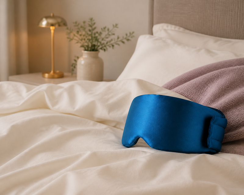 Masque de sommeil en soie